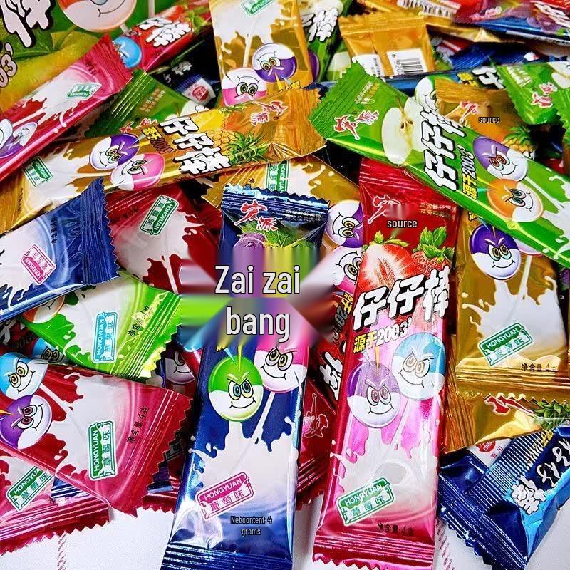 Hongyuan Zaizai Stick Mixed Fruit Lollipops 3.5g