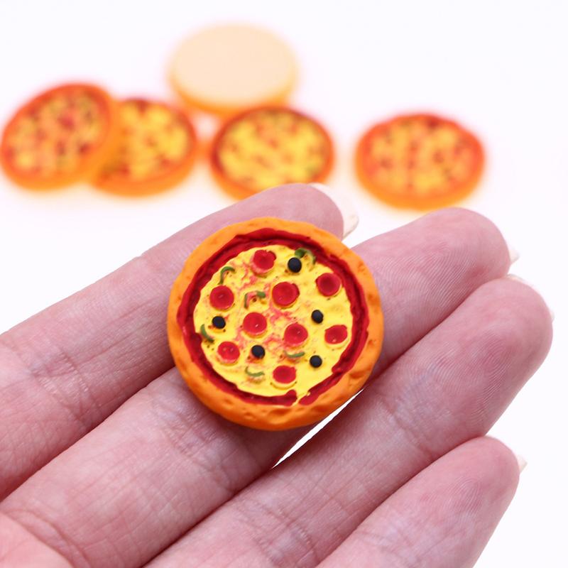 Doll House Mini Simulation Take-Out Box Pizza Small Doll Miniature Food Play Scene Props Display Model