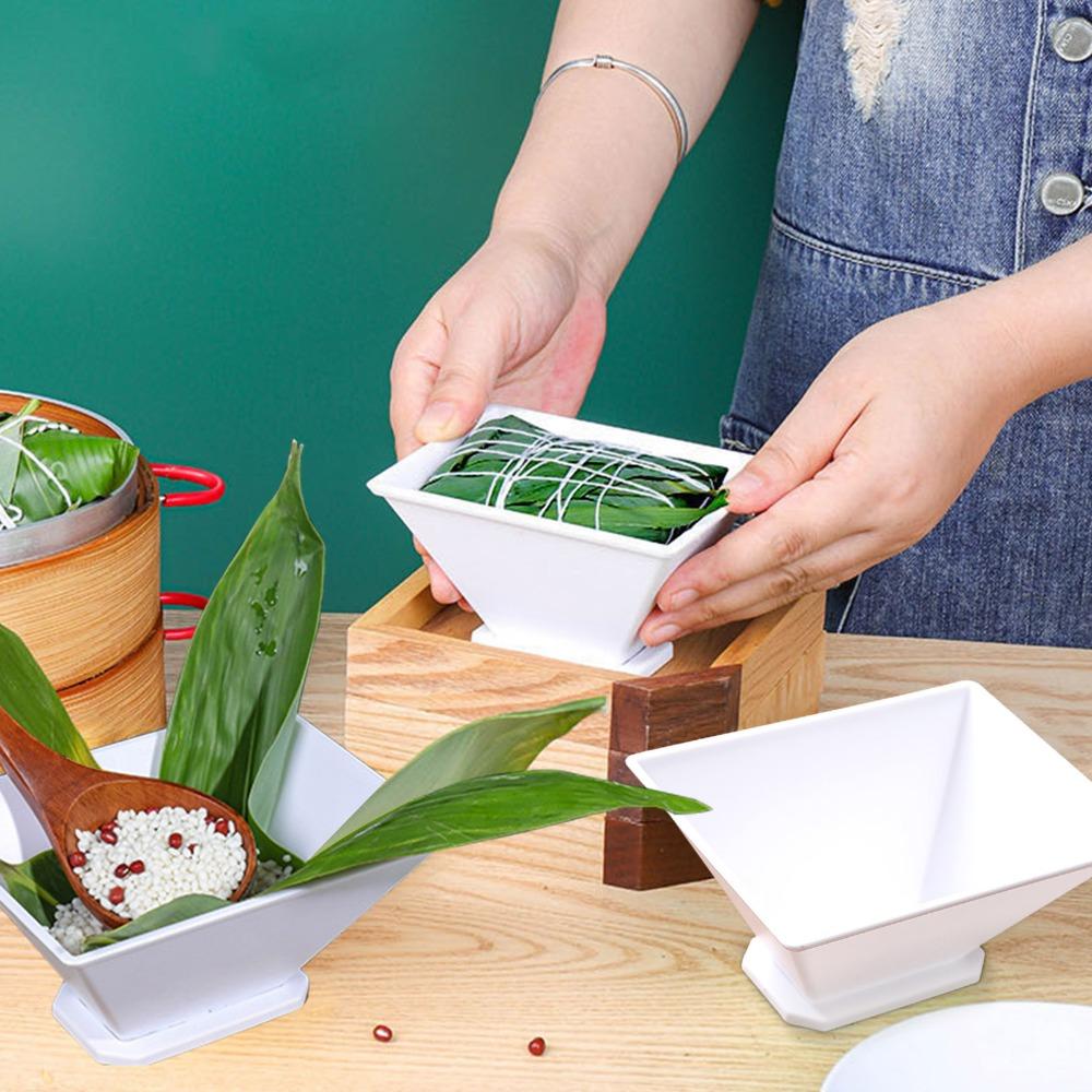 Practical Plastic Zongzi Mold Triangular Square Zongzi Maker Baking Molds For Traditional Chinese Food
