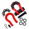 DShackle Towing Shackle Heavy Duty Pulling Carbon Steel Multifunctional Tool for