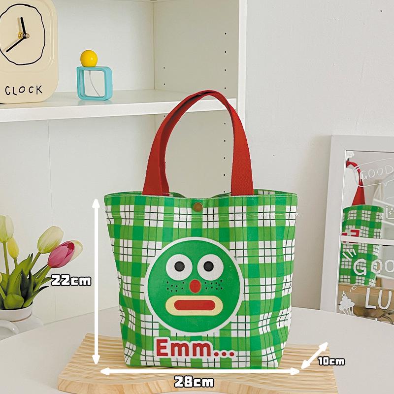 Adorable Kitty Canvas Tote Bag - Perfect for Students and Women