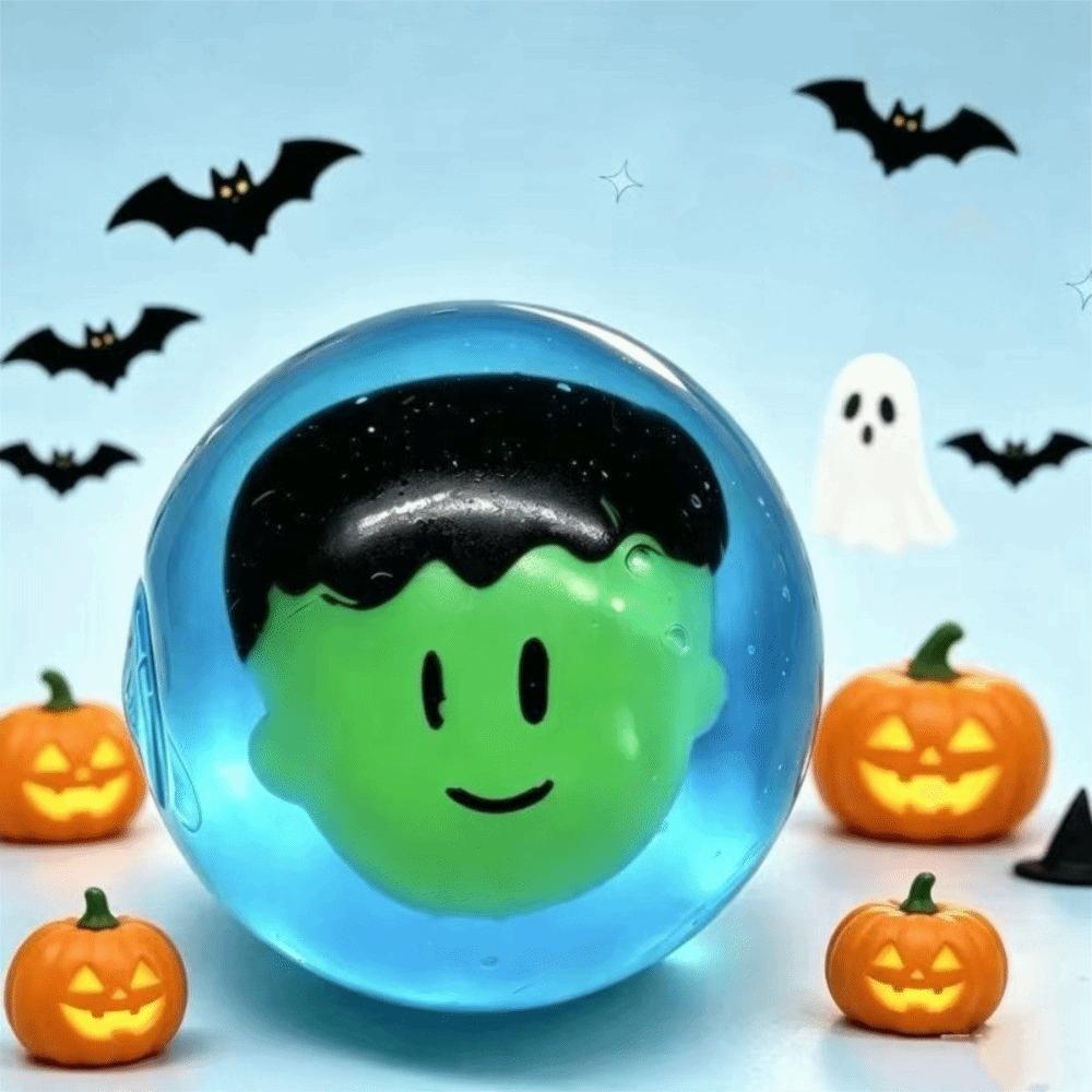 Soft Sensory Fidget Toy Pumpkin Decompression Toy Cute Halloween Squeeze Squishy Toys  For Kids