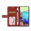 For Samsung Galaxy A56 5G/M56 5G Case with Wrist Strap Y Shaped Lines Imprint Leather Phone Cover