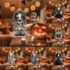 Charming Acrylic Gothic Figure Hanging Ornament For Vintage Halloween Accessories Car