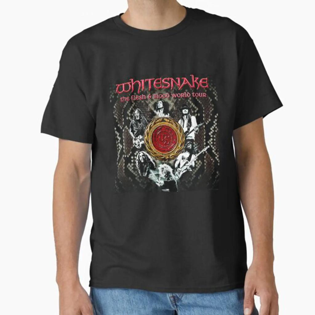 Whitesnake Band Tour Designed And Sold By Andrewbar11 Vintage Stylish Comfortable Fashion Slightly Streetwear Soft