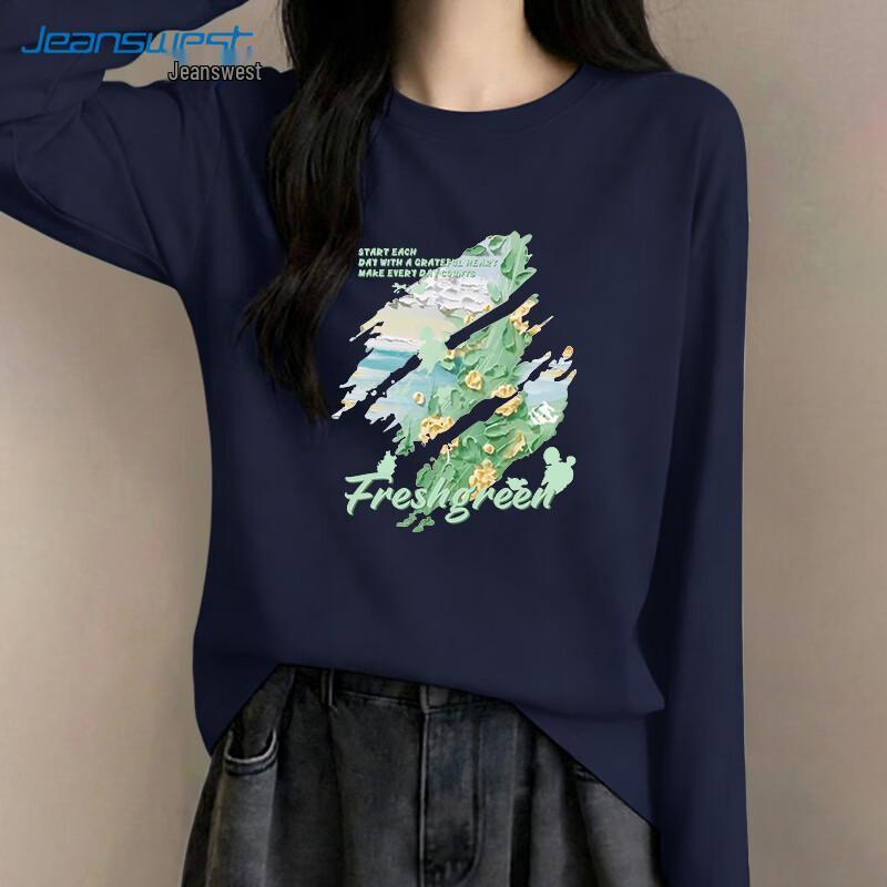 Jeanswest Men s Cotton Graphic Long Sleeve T-Shirt XL