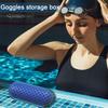Swim Goggle-etui med glidelåslukking Lett beskyttelsesveske for briller Ventilert designbrilleboks for oppbevaring av svømmeutstyr