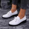 Fashion Single-shoe Women's Work Shoes for Spring and Autumn 2025, Shallow High Heels with Bows, Plate-sized Women's Shoes