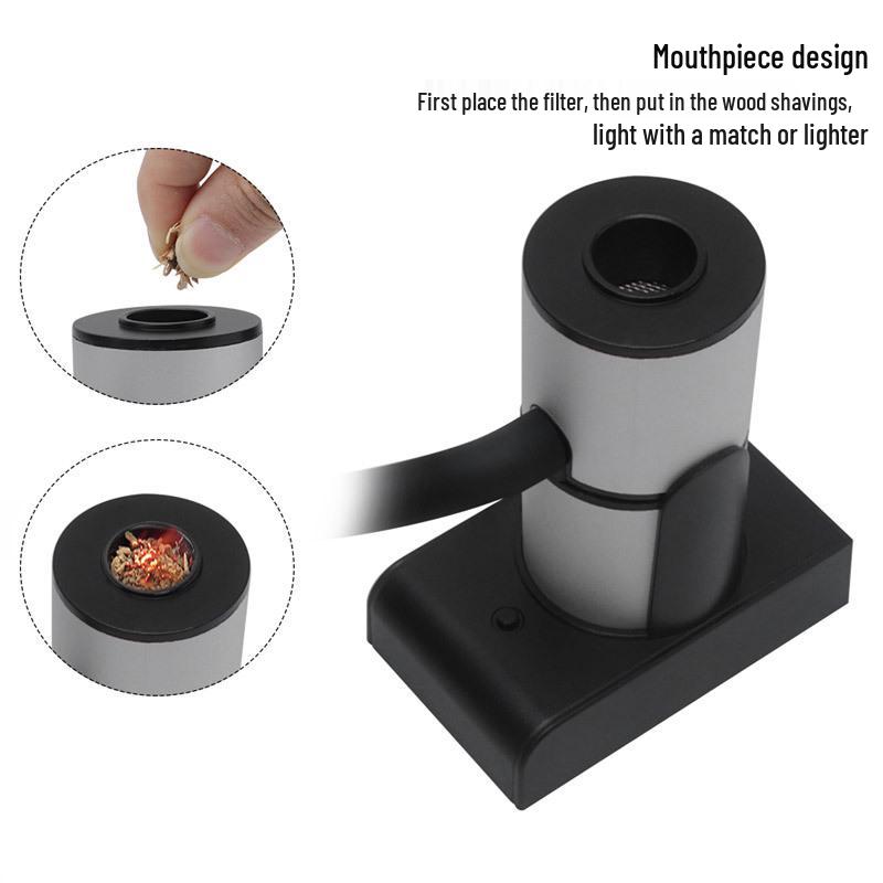 Molecular Cuisine Handheld Smoker for Cocktails, Steak, and Salmon