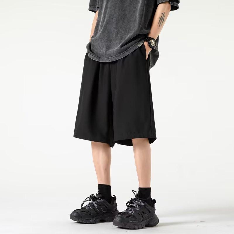 

Шорты мужские летние Tide Premium Sense Letter Five Points спортивные универсальные брюки подростковые средние брюки 5XL чёрный