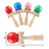 Heculos Kendama Set of 4 Wooden Kendama for Kendama and Competition (Red, Blue, Pink, Green) Classes, Practice,
