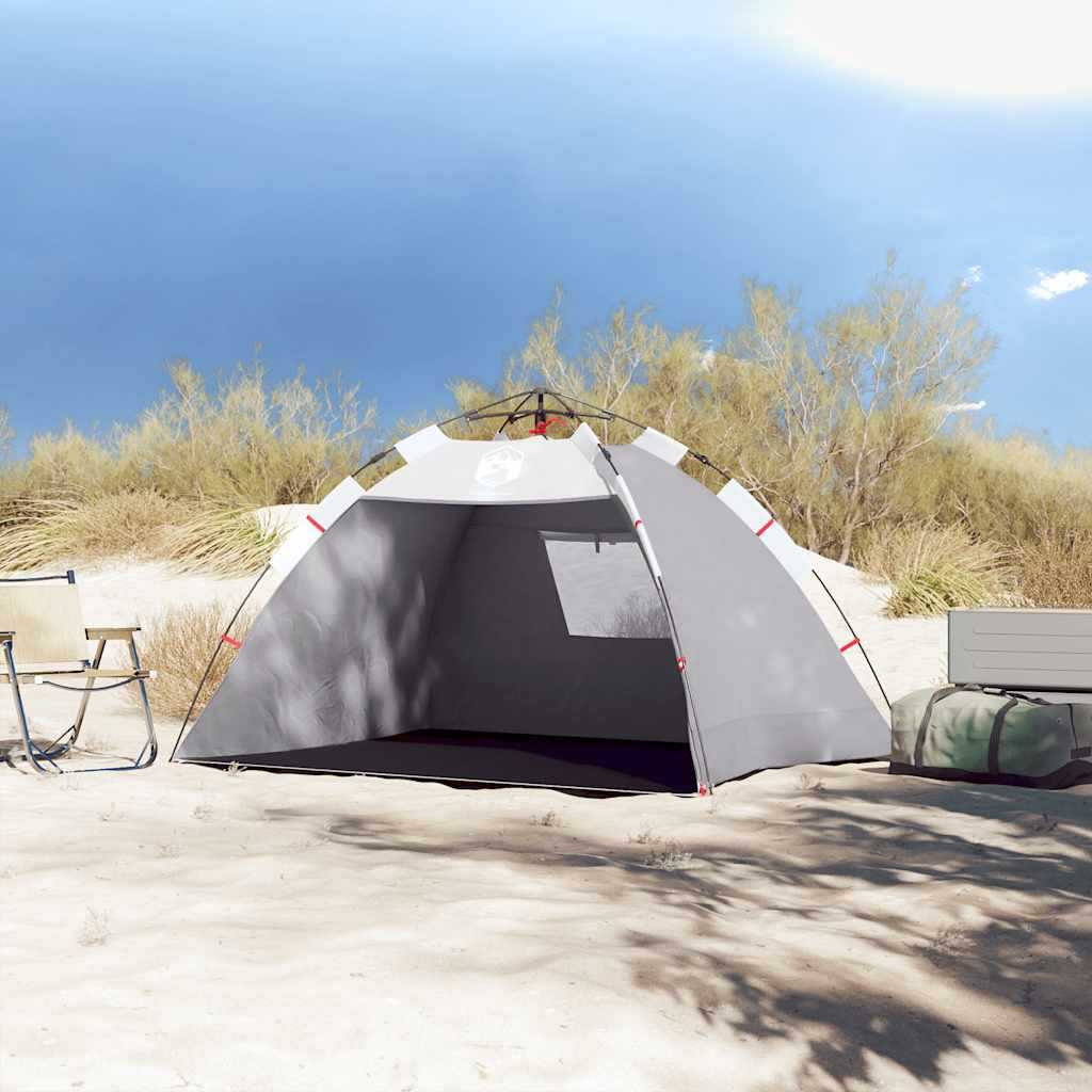 Vidaxl Beach Tent, 2-Person, Grey, Waterproof