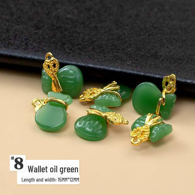 

Подвеска из нефрита в стиле чонсам: Ретро Металл Китайский Национальный Прилив DIY Аксессуар