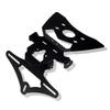 Foldable Stainless Steel License Plate Holder for Qianjiang Sai 450 Modified Motorcycles