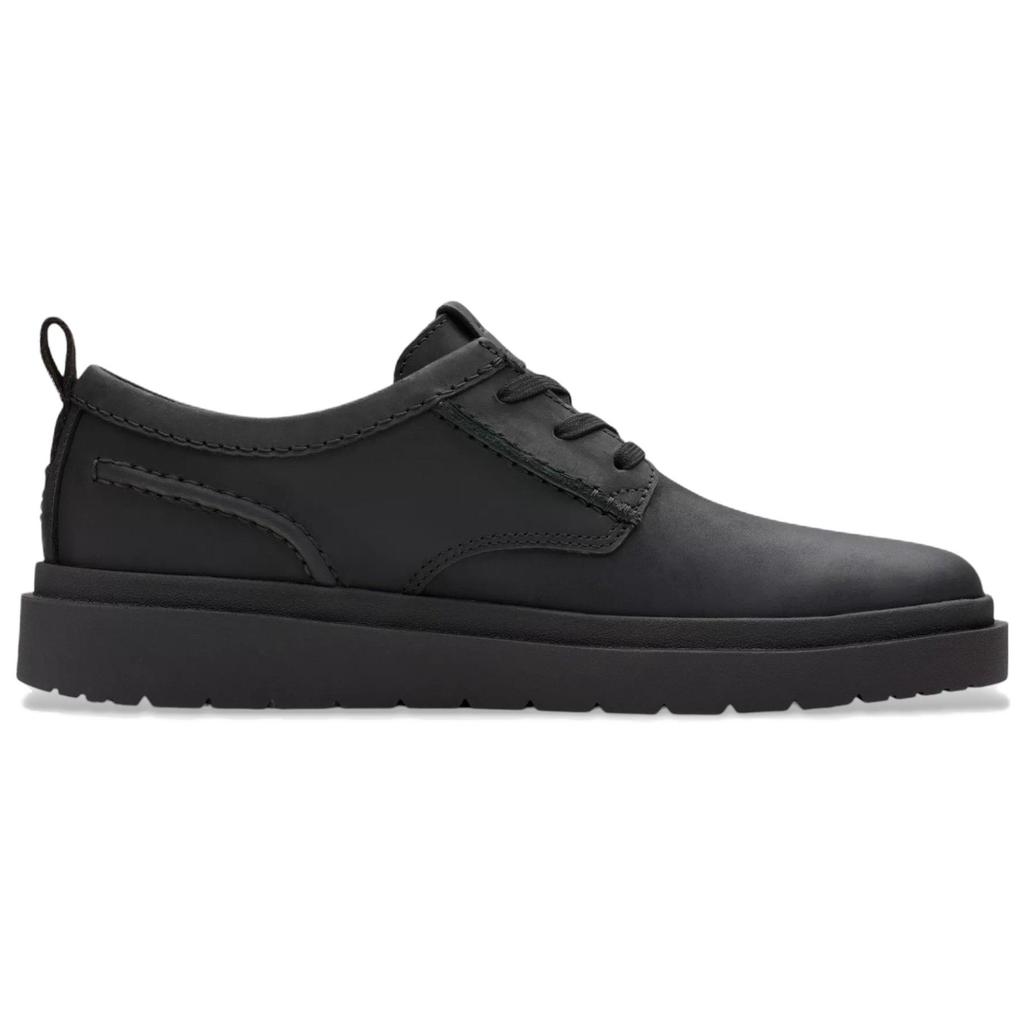 Clarks Polden Lace Leather Fashion Comfortable Casual Shoes Men Sneaker Black 26181379