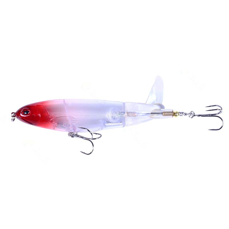 1Pcs Whopper Plopper 10Cm/13G Topwater Fishing Lure Artificial Hard Bait Plopper Soft Rotating Tail Fishing Tackle Fishing Bait