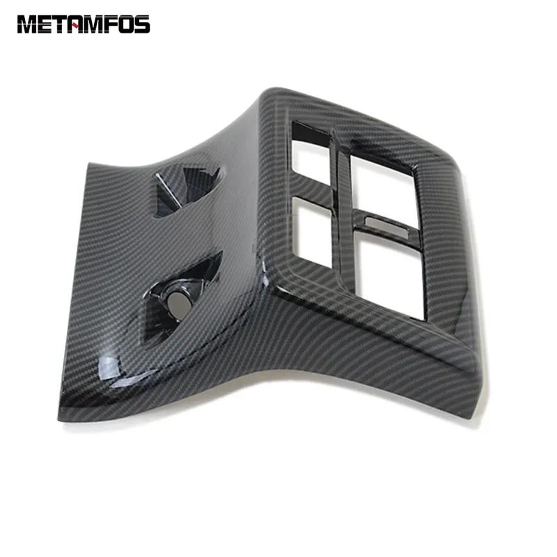 For Toyota Avalon -  Carbon Fiber Rear Seat Air Condition Vent Outlet Cover Trim Sticker Accessories Car Styling