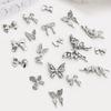10x/Set Beautiful Butterfly Nails Art Charms 3D Alloy Bowknot Nails Charms Nails Charms Nails Supplies