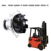 #611K Forklift Truck Engine Cooling Water Pump Cover for Toyota 2FD 3FD 4FD 2J Diesel 16100-78102-71 16100-22060 (silver)