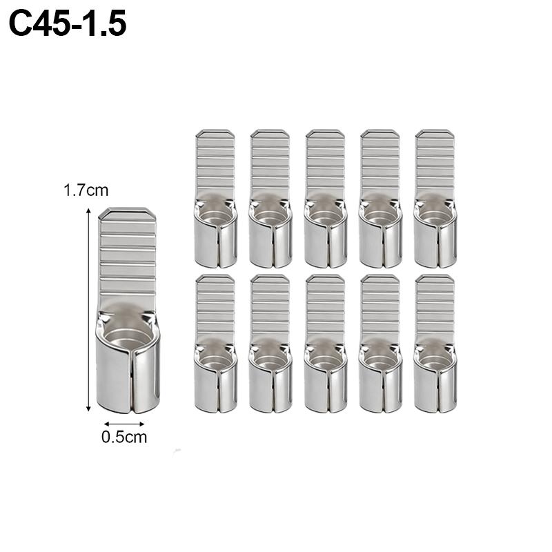 

C45 Circuit Breaker Plug Pin-Shaped Cable Wire Lug Insert Crimp Terminal Air Switch Lug Copper Tube Cable Connectors Terminals 10PCS
