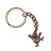 Merry Christmas Keychain Letter Charm Holiday Key Holder 28mm Ring