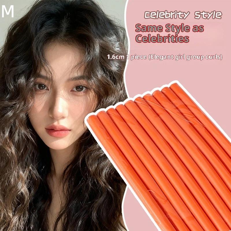 10 Pcs Universal Perm Curling Bar Hair Curling Stick Colorful Sponge Curling Iron Rubber Curling Iron
