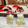 999 Fine Gold Lucky Lion Pendant & Charm for New Year: Keyring, Handbag, and Phone Accessory to Attract Wealth