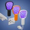 Electric Shock Mosquito Swatter Pest Control Physical Mosquito Trap Racket  Outdoor