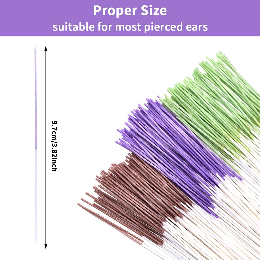 Buy 300Pcs Disposable Ear Care Kit Earrings Hole Cleaner Ear Piercing