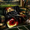 Ghost-Rider On Fire Throws Blanket Flannel Blankets Plush for Couch Bed Gifts for Men Women Travel picnic blanket Christmas fan gifts