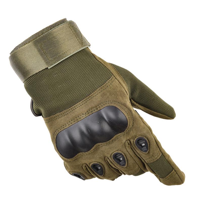 Mănuși tactice pentru bărbați de înaltă calitate Paintball militar Airsoft Sport în aer liber Carbon Hard Knuckle Full