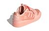 adidas Originals FORUM Satin Low C Cushioning, Wear Resistant Low Top Skateboard Shoes Pink Children Aged 3 7 Years Old FY8821