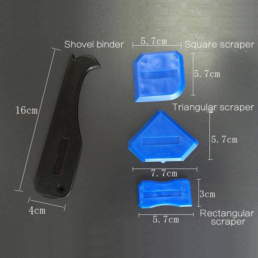 4PCS Caulking Tools Caulk Finishing Joint Sealant Silicone Grout Remover Scraper 4PCS Caulking Tools Caulk Finishing Joint Sealant Silicone Grout Remover Scraper