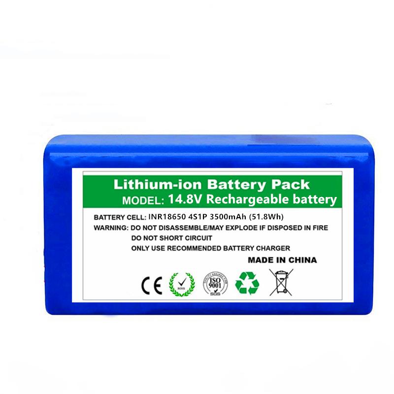 New /14 .8v 2500mah 3200mah 3500mah Lithium Battery For Ilife A4 A4s V7 A6 V7s Plus Robot Vacuum Cleaner Ilife 4s 1p Full Capacity