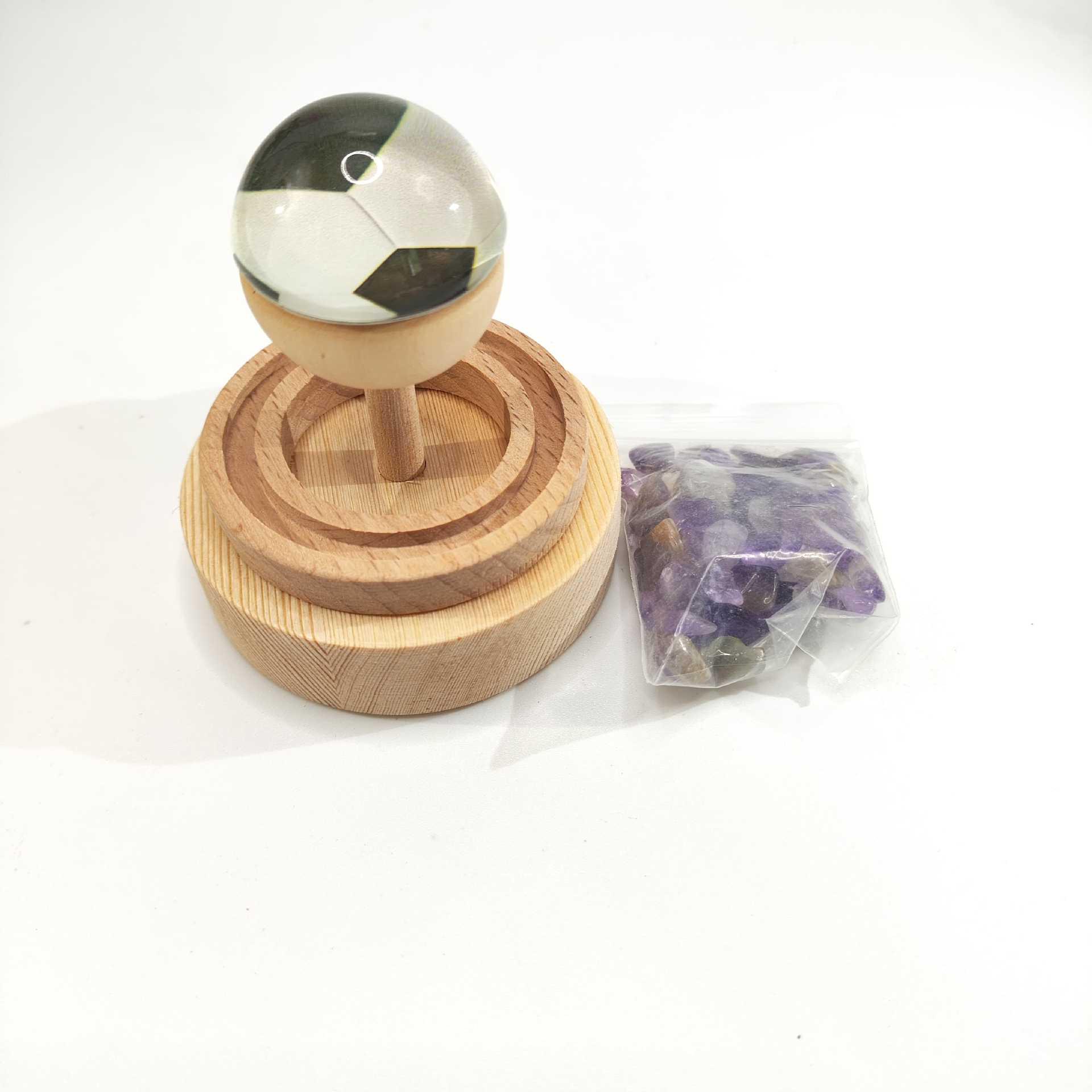 World Cup Car Football Wood Diffuser: Fireless Aromatherapy Scent Retention with Adhesive Backing With Adhesive Backing