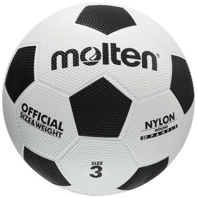 Molten Tortoiseshell Rubber Soccer 3 and F3W No. (Black White)