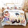 Rent-A-Girlfriend Chizuru Duvet Cover Set 1 Quilt Cover + 2 Pillowcases Soft Microfiber Rom-Com Anime Bed Linen