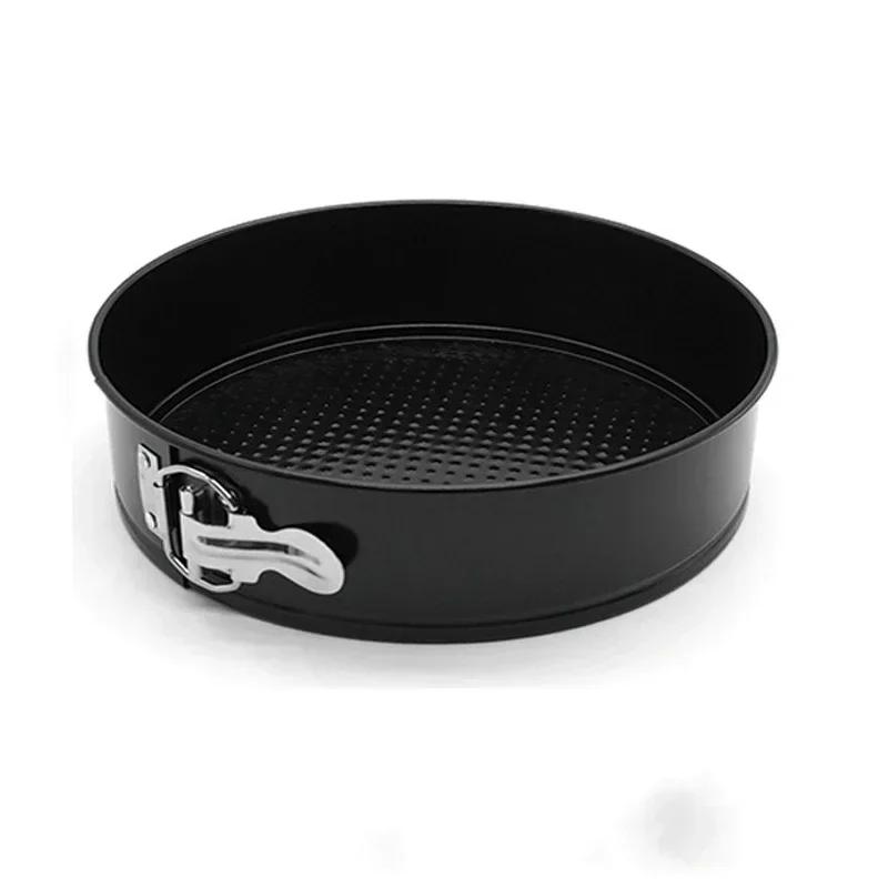 4/7/9/10 Inch Carbon Steel Cakes Molds Round Cake Pan Bakeware Non-Stick Removable Bottom Kitchen Accessories Metal Bake Mould
