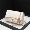 Bag Female Small Golden Ball Spring Summer Simple Small Fragrance Female Bag Carrying Diamond Lattice Chain Bag Fashion Single Shoulder Crossbody