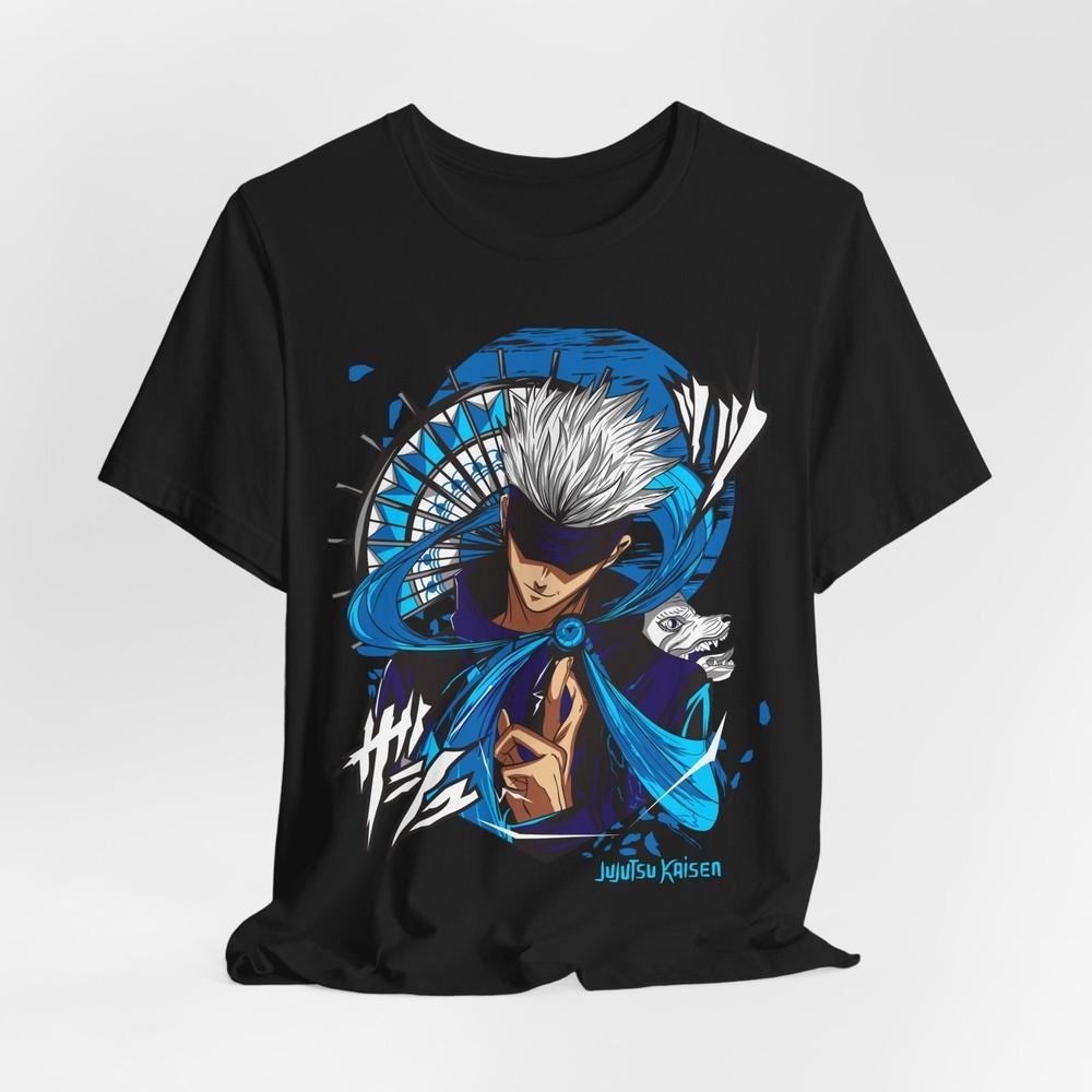 Satoru Gojo Anime Graphic T-Shirt Tee Tops - Unisex Shirt, Manga Character Top, Japanese