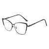 Hot-selling new fashion metal glasses frame myopia glasses frame optical men's and women's plain glasses frame
