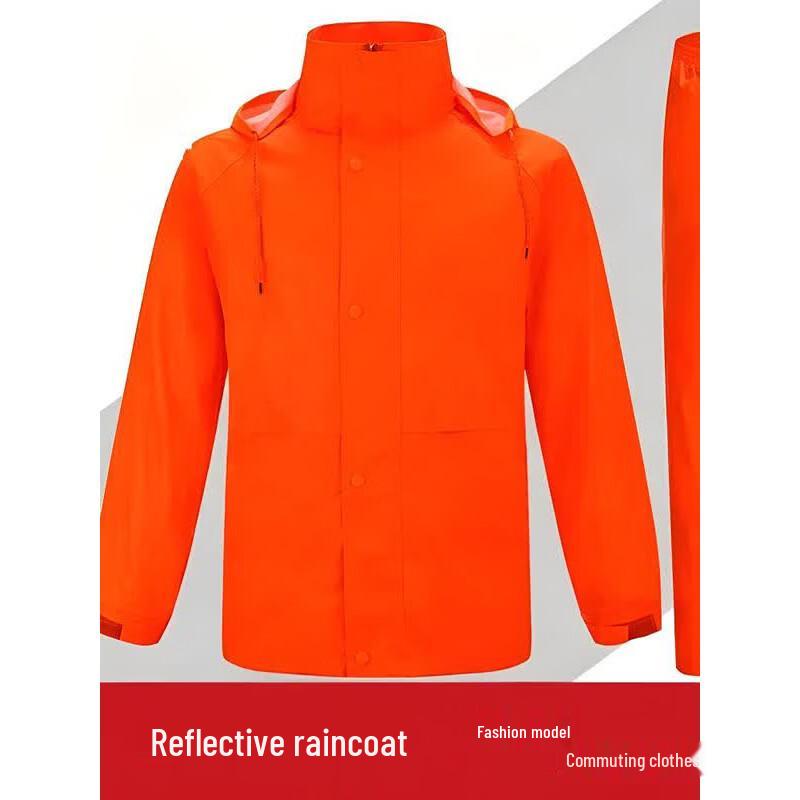 Tri-polar TP1684 Reflective Rain Suit 4XL оранжевый