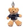 6 Inch Plush Bear Keychain Cartoon Bear Bag Charm Cute Stuffed Animal Keyring for Backpack Handbag Keys Hanging Accessories