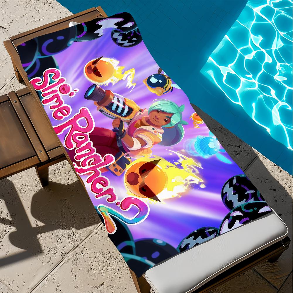 Towel Beach Bath Quick-Drying Lightweight Rancher Portable Sauna Camping Swim Slime Pool Game 2 Travel STJ40x70CM