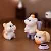 Charming Resin Hamster Ornaments Ideal For Diy Micro Landscape Projects