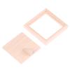 1Set 1:12 Dollhouse Miniature Photo Frame With Rear Cover Simulation Furniture Model Living Scene Decor Toy Doll House Accessories
