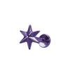 Six Pointed Star Anodized Plated ASTM F136 Titanium Labret Top Lip Ring Body Piercing Jewelry Helix Earrings