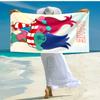 Personalized customized proof beach towel with Trolls pattern - soft, absorbent,quick-drying,perfect swimming,camping&bathing