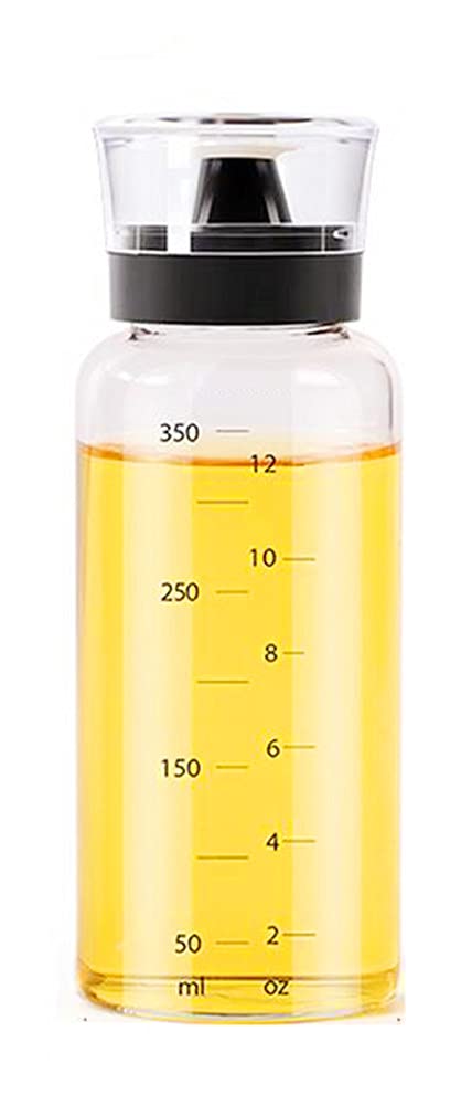 

Glass condiment container, dressing bottle, seasoning container, oil bottle, soy sauce bottle, vinegar bottle, olive oil container, 350ml