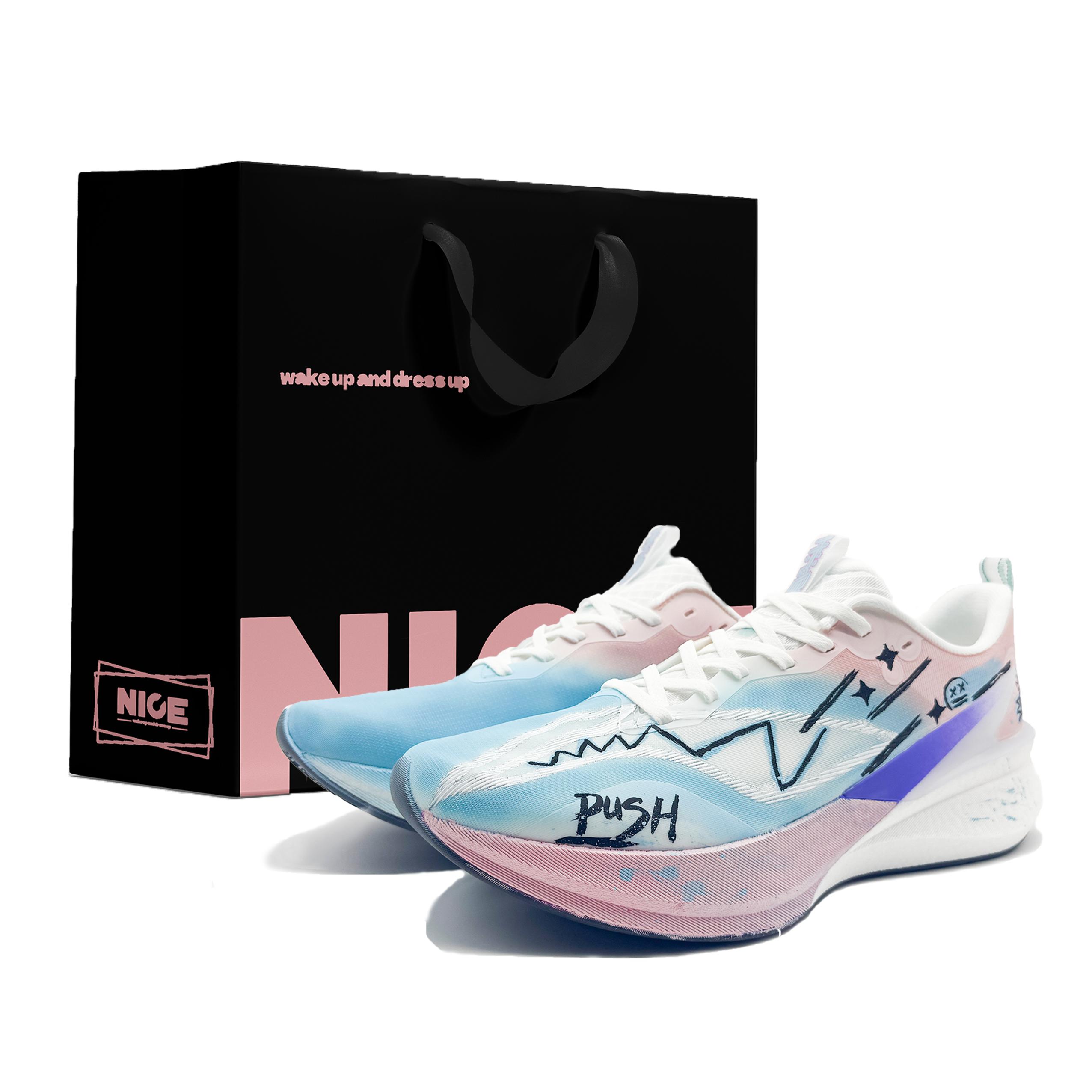 

Li Ning Red Hare 8PRO Running Shoes Men s Low top Blue Pink ARPV003-1(Team1108-LD) 41.5